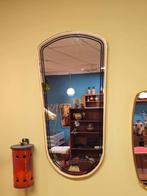 Vintage Organichse Spiegel Wandspiegel Mirror Goud Zwart, Minder dan 50 cm, Ophalen of Verzenden, Nvt, Minder dan 100 cm