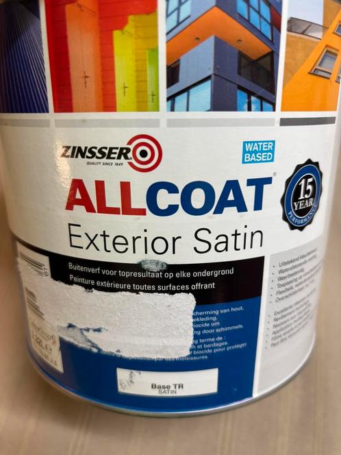Allcoat exterior donkergroene lak 2,5liter, Hobby en Vrije tijd, Schilderen, Nieuw, Acrylverf, Ophalen of Verzenden
