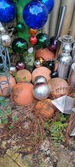 Diverse bollen steen, aardewerk terra cotta, Tuin en Terras, Steen, Zo goed als nieuw, Ophalen