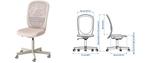 FLINTAN CHAIR PLUS STUDY TABLE IKEA, Huis en Inrichting, Bureaustoelen, Ophalen of Verzenden, Zo goed als nieuw, Zwart