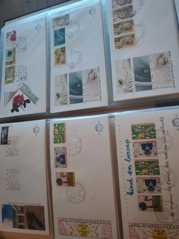 Nederland fdcs 1972/1992 in davo album deel 2/2 beschikbaar voor biedingen