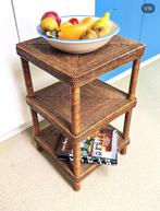 Rattan bijzettafel in Birma riet, Ophalen of Verzenden