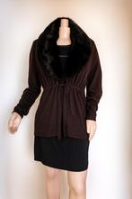 Stijlvolle Frank Walder Cardigan maat 42, Kleding | Dames, Tops, Bruin, Maat 42/44 (L), Ophalen of Verzenden, Zo goed als nieuw