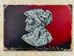 Vintage 'Amsterdamsche Football Club Ajax' metalen bord A-4, Verzenden, Nieuw, Ajax, Poster, Plaatje of Sticker