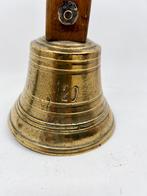 antieke bel nr 20 met handvat, 29 cm hoog, Antiek en Kunst, Antiek | Koper en Brons, Ophalen of Verzenden, Brons