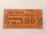 kaartje AJAX-CHELSEA 1970 ( Johan Cruyff ), Verzenden, Zo goed als nieuw, Ajax