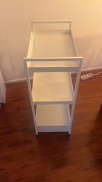 Witte Keuken Trolley, Ophalen, Zo goed als nieuw, Wit, Metaal