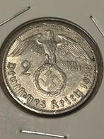 2 reichsmark 1939G munt Duitsland zilver., Verzenden