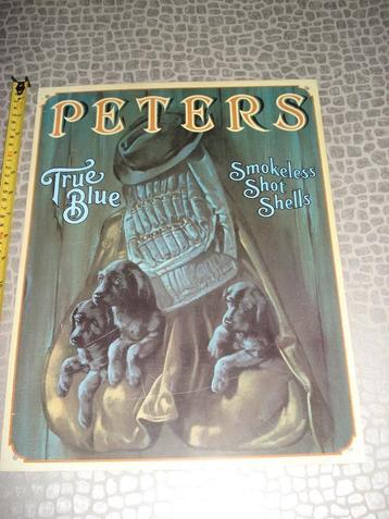 zware kwaliteit  Ammo  reclamebord  Org Usa    44 x 33 Cm  beschikbaar voor biedingen