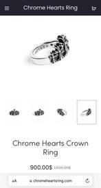 Te koop Chrome Hearts ring Crown maat 20, Sieraden, Tassen en Uiterlijk, Ophalen of Verzenden, Zo goed als nieuw