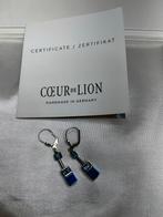 Coeur de Lion Oorbellen Blauw kerstcadeau, Sieraden, Tassen en Uiterlijk, Met kristal, Overige materialen, Hangers, Blauw