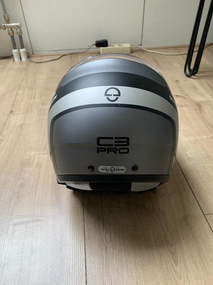 Schuberth C3 Pro motorhelm maat 58/59, Motoren, Kleding | Motorhelmen, Heren, Systeemhelm, L, Overige merken, Tweedehands, Ophalen of Verzenden