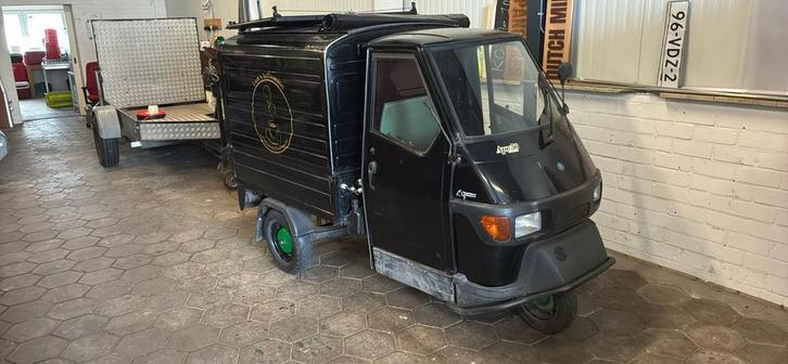 Piaggio Ape foodtruckje, Fietsen en Brommers, Brommers | Overige merken, Gebruikt, Maximaal 45 km/u, Ophalen