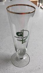 Bierglas Duitsland Glückauf Pils - hoog 20 cm, Ophalen of Verzenden, Zo goed als nieuw, Glas of Glazen, Overige merken