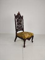 Prachtige 19e-eeuwse Black Forest STOEL, Ophalen