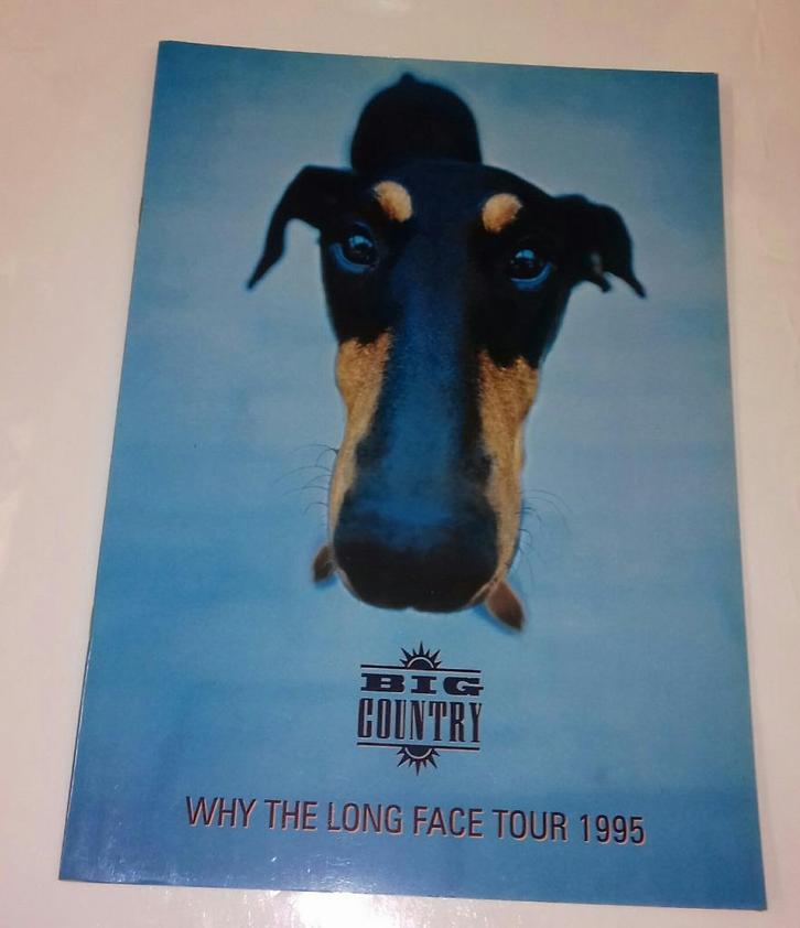 Big Country TOURBOOK PROGRAMMA 1995 Why The Longface, Verzamelen, Muziek, Artiesten en Beroemdheden, Gebruikt, Boek, Tijdschrift of Artikel