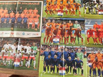 WK 2014 Nederland Elftal Poster en andere interlands beschikbaar voor biedingen