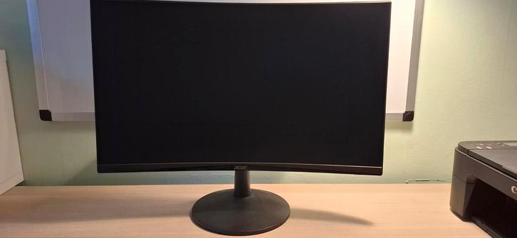 Acer 24 inch Curved Monitor - Gebogen Beeldscherm, Computers en Software, Monitoren, Gebruikt, 60 Hz of minder, HDMI, Gaming, Curved