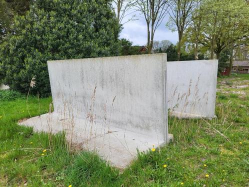 4 stuks betonnen keerwanden, Tuin en Terras, Bielzen en Borders, Nieuw, Beton, 50 cm of meer, 200 cm of meer, 25 cm of meer, Ophalen