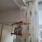 Houten hangplank met touw, Ophalen of Verzenden, Zo goed als nieuw