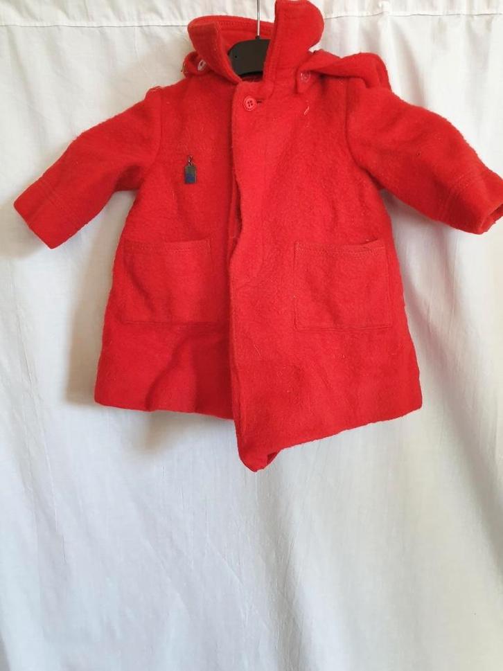 Leuke rode willen mantel. Mt 68. Merk The original B Brummel, Kinderen en Baby's, Babykleding | Maat 68, Zo goed als nieuw, Meisje