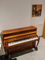 Hanil S2 Walnut piano occasion noten hoogglans, Muziek en Instrumenten, Piano's, Gebruikt, Bruin, Niet ingevuld, Piano