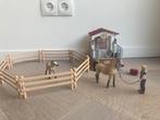 Mooie Schleich stal met weiland set, Ophalen of Verzenden, Gebruikt, Overige typen