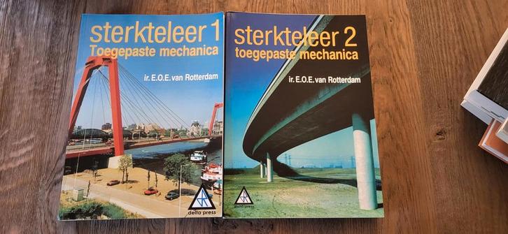 Sterkteleer 1 & 2 - Toegepaste mechanica, Boeken, Studieboeken en Cursussen, Zo goed als nieuw, HBO, Beta, Ophalen of Verzenden