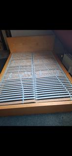 Ikea bed, Ophalen, Gebruikt, Wit, Tweepersoons