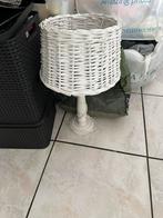 Witte Rotan Lampvoet, Ophalen, Gebruikt, Landelijk, Minder dan 50 cm