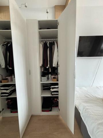 IKEA PAX combination corner wardrobe with mirror door - afbeelding 9