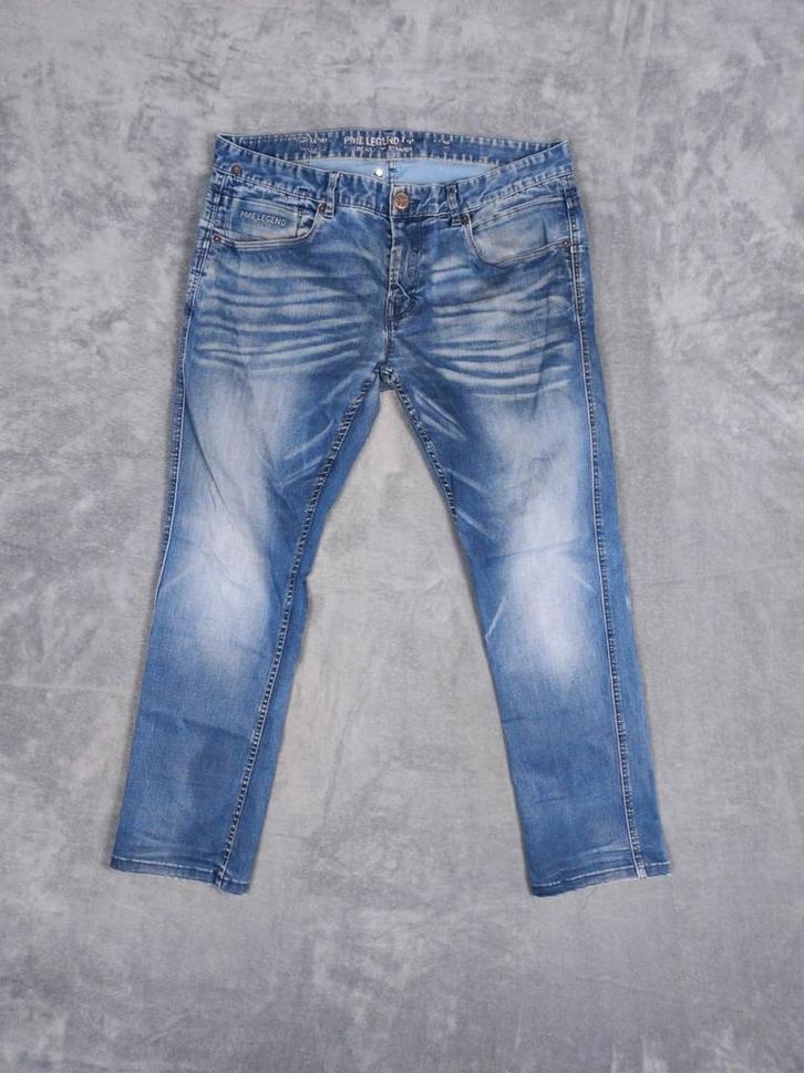 PME Legend Broek Skyhawk W36 L28 Ingekort Slim Fit Blauw, Kleding | Heren, Spijkerbroeken en Jeans, Zo goed als nieuw, W36 - W38 (confectie 52/54)