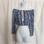 Stoer topje, blote schouder model. Mt S Merk Divided, Blauw, ., Ophalen of Verzenden, Zo goed als nieuw