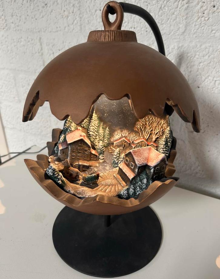 Winterdorp hangend met licht kerst, Diversen, Kerst, Nieuw, Ophalen of Verzenden