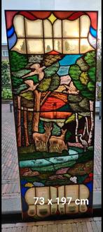 Gebrandschilderd glas in lood  Antiek, Antiek en Kunst, Ophalen of Verzenden