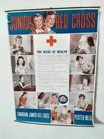 Oude poster Canadian Junior Red Cross, Ophalen of Verzenden