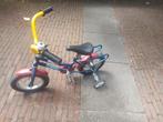 Corvino kinderfiets met zijwielen., Fietsen en Brommers, Fietsen | Kinderfietsjes, Ophalen, Gebruikt, Minder dan 16 inch, Zijwieltjes