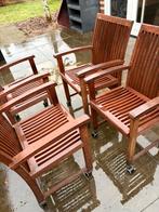 Tuinset teak hout   Tribu, Ophalen, Gebruikt, Teakhout