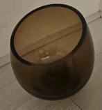 Taupe waxinelichthouder 2x, Ophalen, Overige materialen, Bruin, Zo goed als nieuw