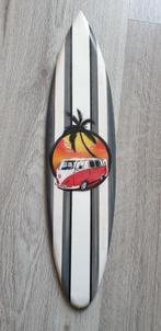 surfplank hout vw volkswagen bus rood plank zwart wit, Huis en Inrichting, Woonaccessoires | Wanddecoraties, Ophalen of Verzenden