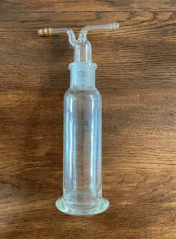 Gaswasfles of borrelfles - labo glas - ca. 1965 beschikbaar voor biedingen