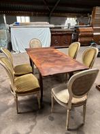 Antieke stoelen met uittrektafel, Huis en Inrichting, Stoelen, Ophalen of Verzenden, Zo goed als nieuw