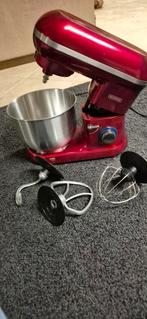 Rode Bourgini Classic Kitchen Chef Keukenmachine, Witgoed en Apparatuur, Keukenmixers, 4 liter of meer, Gebruikt, 3 snelheden of meer