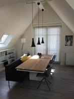 Eikenhouten eetkamer tafel, Huis en Inrichting, Ophalen, 100 tot 150 cm, 200 cm of meer, Zo goed als nieuw