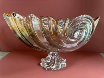 Walther Glas Kristallen Fruitschaal Schelp beschikbaar voor biedingen