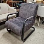 Fauteuil Raisa Velvet Antraciet van Tower Living, Huis en Inrichting, Fauteuils, Ophalen, Info@towerliving.nl, Tower Living, Nieuw