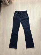 Donkerblauwe Yessica flare Broek 42 40 L blauw katoen stretc, Blauw, Yessica, Maat 42/44 (L), Ophalen of Verzenden