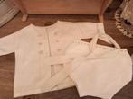 Antieke baby kleding, 3 delig set., Antiek en Kunst, Verzenden, Kinderen