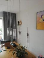 Hanglamp met 5 glazen kokers, Huis en Inrichting, Lampen | Hanglampen, Zo goed als nieuw, Ophalen