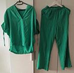 Tweedelige Zomer Set Groen | Broek en Shirt | Maat M, Kleding | Dames, Maat 38/40 (M), Ophalen of Verzenden, Zo goed als nieuw